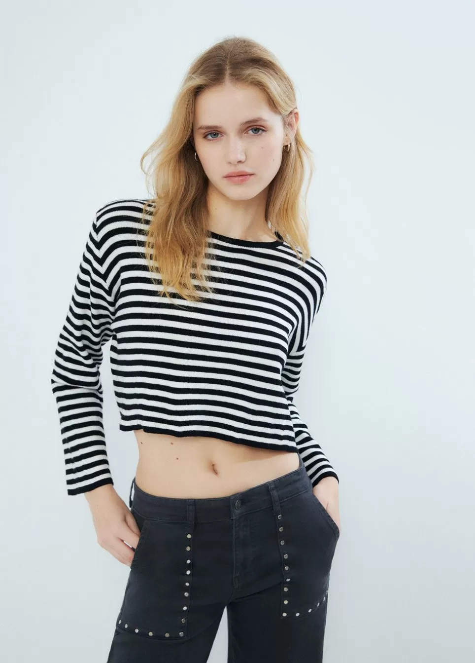 Cheap Brownie Spain Camisola Riscas Cropped