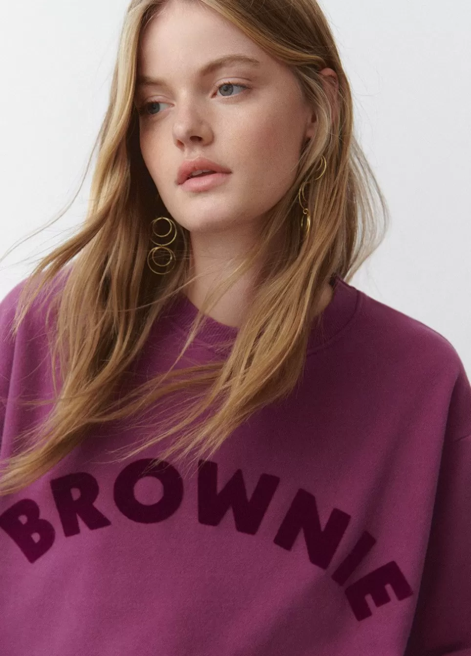 Hot Brownie Spain Sweatshirt Brownie Magenta