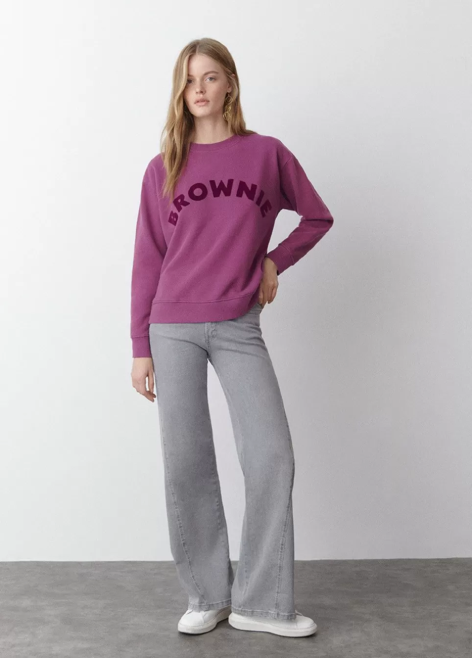 Hot Brownie Spain Sweatshirt Brownie Magenta